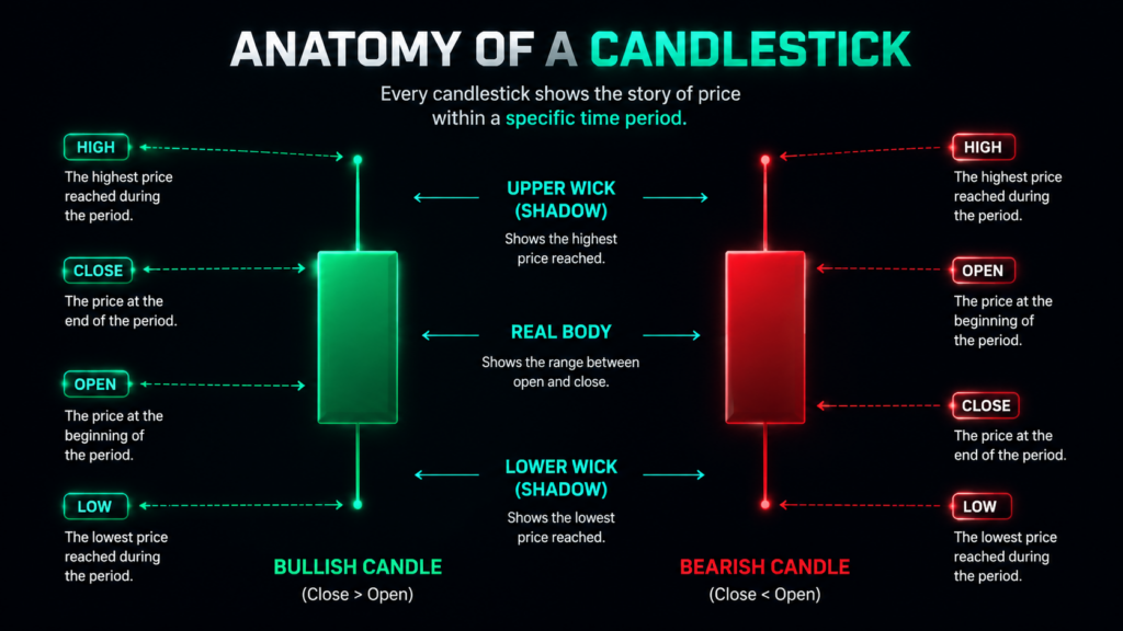Understanding the Anatomy of a Candlestick
